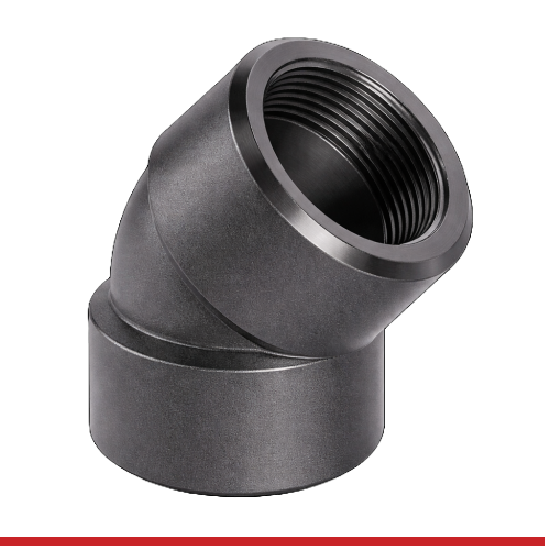 PF3T-045-HG 1-1/2" 300# CS GALV 45 ELBOW PRESSURE FITTING THRD IMPORT